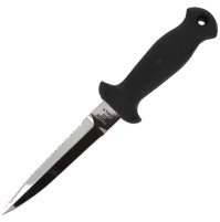 Sub 11D knife - Inox - Black Color KV-ASUB11D-N - AZZI SUB (ONLY SOLD IN LEBANON)
